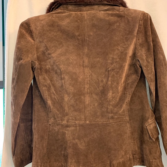 Suede and fur jacket - Picture 7 of 7